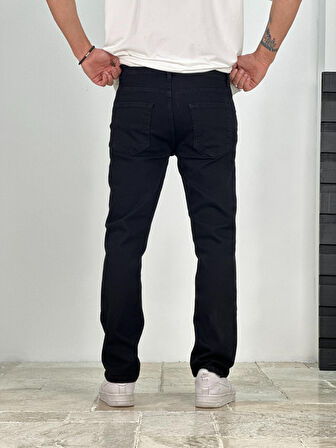 Premium Kalite Regular Kalıp Siyah Likralı Kot Pantolon COC1938