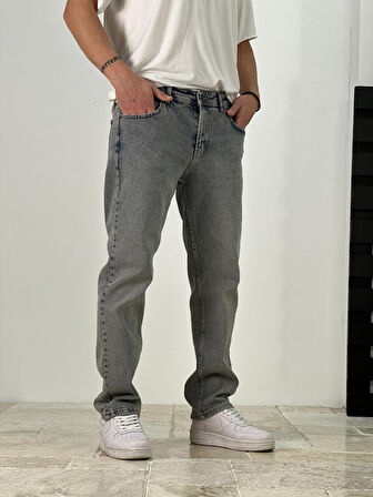 Premium Kalite Regular Kalıp Lacivert Zeminli Likralı Kot Pantolon COC1936