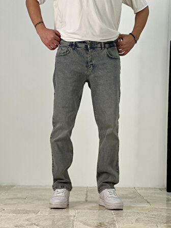 Premium Kalite Regular Kalıp Lacivert Zeminli Likralı Kot Pantolon COC1936