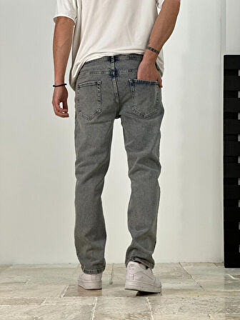 Premium Kalite Regular Kalıp Lacivert Zeminli Likralı Kot Pantolon COC1936