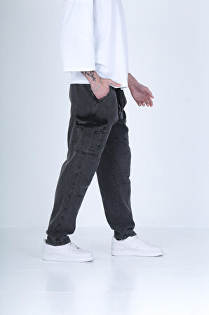 Premium Kalite Antrasit Baggy Pantolon COC1901