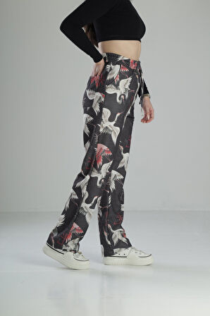 Özgürlük Desenli Baggy Pantolon COC2076