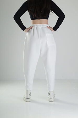 Önden Cepli Ekru Baget Pantolon COC2069