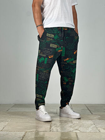 Mailbox Baskılı Pantolon COC2031