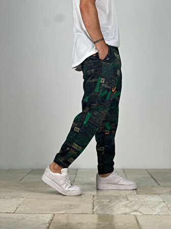 Mailbox Baskılı Pantolon COC2031