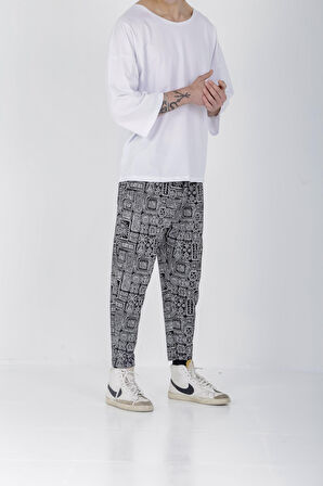 Lahit Desenli Baget Pantolon COC2015