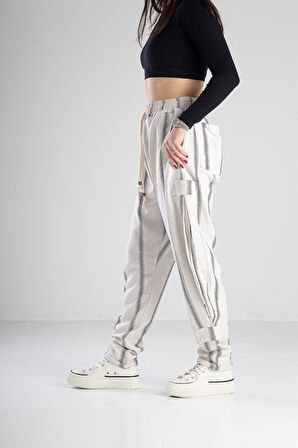 Hazer Keten Jogger Pantolon COC2140