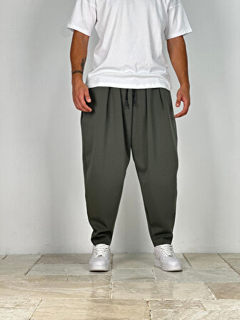 Yeşil Pileli Yarım Şalvar COC2137