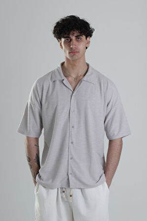 Gri Pamuklu Gömlek COC2122