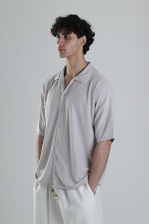 Gri Pamuklu Gömlek COC2122