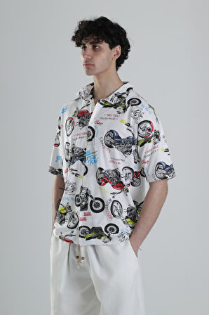 Funny Moto Gömlek COC2292