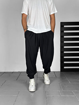 Fitilli Kumaş Pileli Yarım Şalvar COC2284