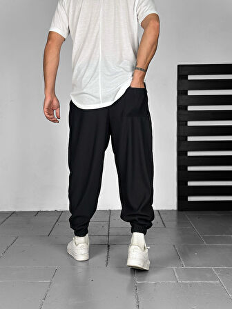 Fitilli Kumaş Pileli Yarım Şalvar COC2284