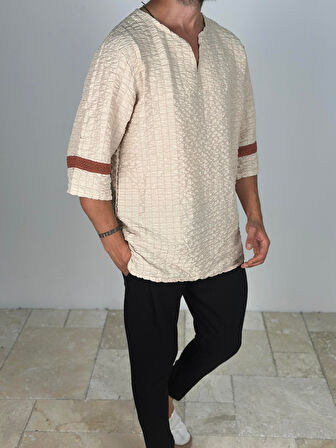 Fakir Kol Bej T-Shirt COC2266