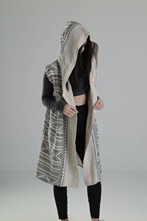 Etnik Desenli Kimono COC2242