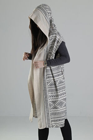 Etnik Desenli Kimono COC2242