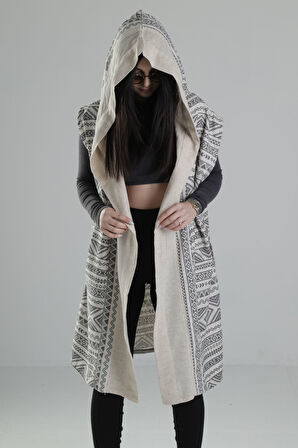Etnik Desenli Kimono COC2242