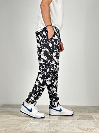 Erkek Yazlık Yaprak Desenli Pantolon COC2213