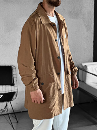 Erkek Premium Kalite Paraşüt Kumaş Kahverengi COC2203