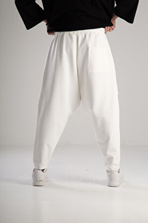 Ekru Double Face Avangard Şalvar COC2377