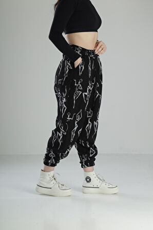 Cocopelli Desenli Pileli Jogger COC2332