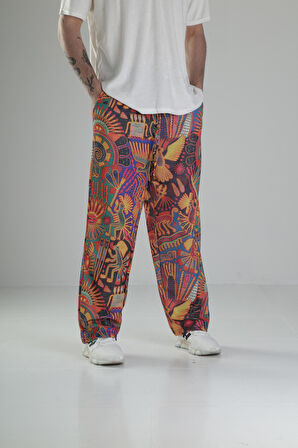 Cocopelli Desenli Baggy Pantolon COC2331