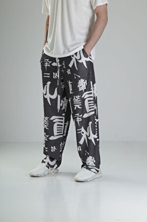 Chinese Desenli Baggy Pantolon COC2314