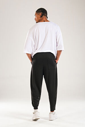 Cep Detaylı Siyah Baget Pantolon COC2305