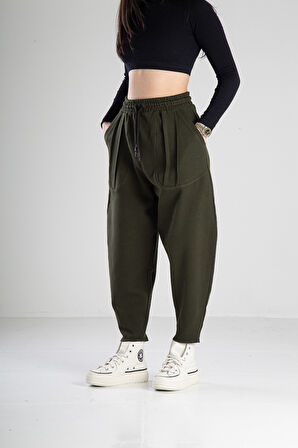 Cep Detaylı Haki Baget Pantolon COC2302