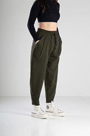 Cep Detaylı Haki Baget Pantolon COC2302