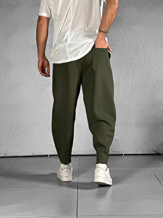 Cep Detaylı Haki Baget Pantolon COC2500