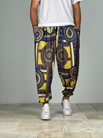 Bürümcük Kumaş Pileli Yarım Şalvar COC2486