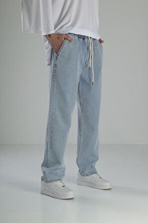Buz Mavisi Kot Baggy Pantolon COC2473
