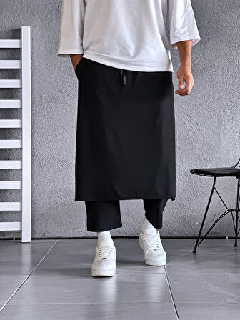 Boyfriend Siyah Samurai Pantolon COC2463