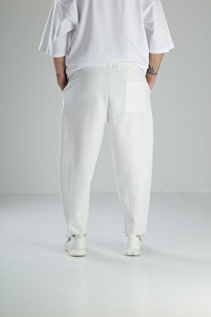 Beyaz Tasarım Baget Pantolon COC2438