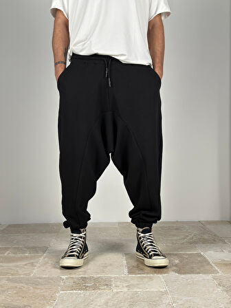 Erkek Siyah Spor Şalvar COC2501