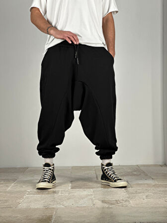 Erkek Siyah Spor Şalvar COC2501