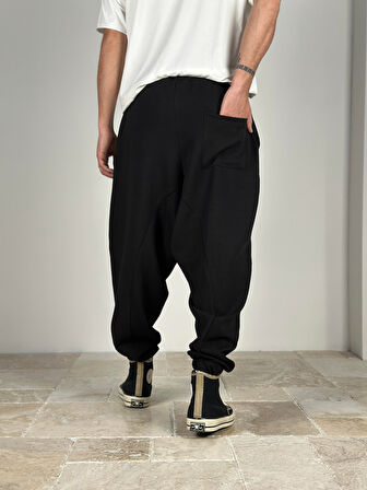 Erkek Siyah Spor Şalvar COC2501