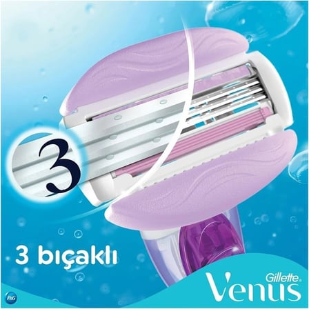 Venüs Comfortglide Breeze 3 Bıçaklı 4 Yedek Başlık