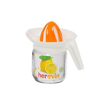 Herevin 425 cc Kulplu Turuncu Kapaklı Limon ve Portakal Sıcakağı