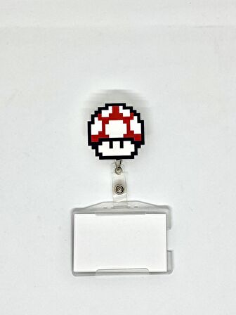 Süper Mario Kırmızı Mantar Temalı Yoyo Kartlık