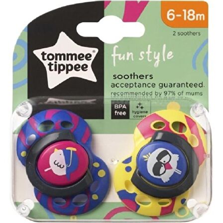 Tommee Tippee Fun Style Emzik 2'li