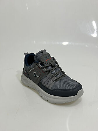 2805 Wickers Füme-Lacivert Baskı Detaylı Bayan Spor Ayakkabısı