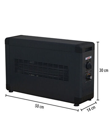 Heatbox HBB3000F Board 3000 watt Monofaze Elektrikli Fanlı Isıtıcı Füme