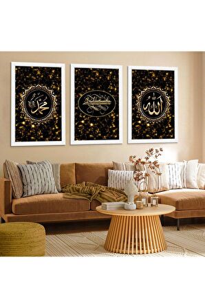 GOLD AYNALI PLEKSİ ÇERÇEVELİ HIRÇIN DENİZ TABLOSU