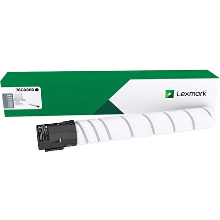Lexmark 76C00K0 Siyah Orjinal Toner