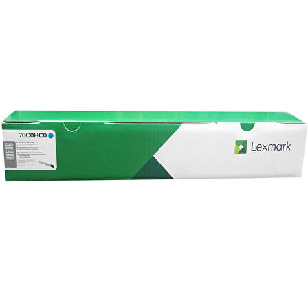 Lexmark 76C0HC0 Mavi Orjinal Toner Yüksek Kapasiteli