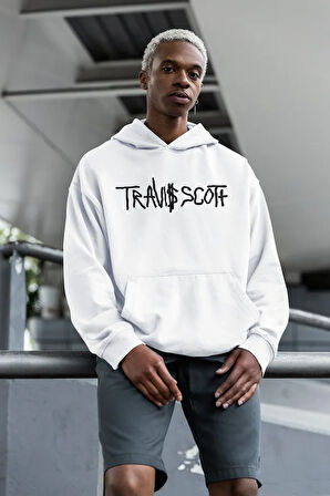 Travis Scott Yazılı Unisex Oversize Rapper Hoodie