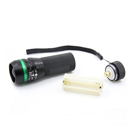 Süper Zoomlu Pilli Ledli Watton EL Feneri Wt-060