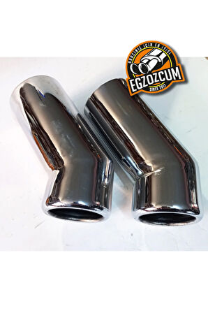 76 mm. Magirus egzoz çıkışı nikelaj uç dirsek eksoz ucu  SESSİZ 1 ADET